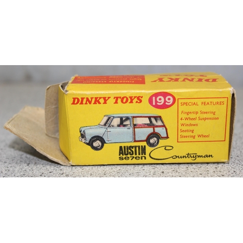 1546 - A vintage Dinky Toys 199 Austin Seven Countryman, blue, in original box