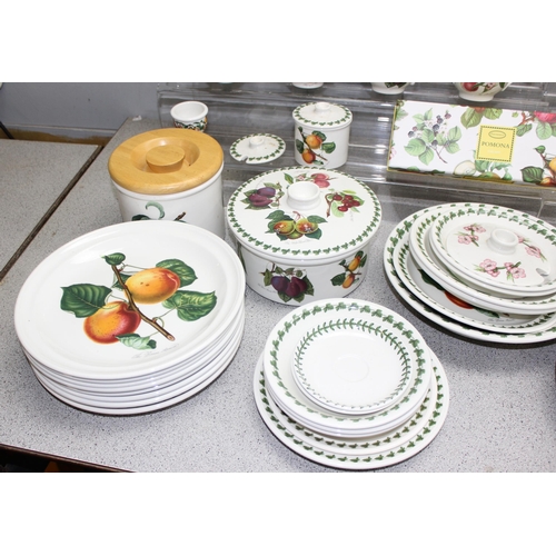 1793 - A large qty of assorted Portmeirion ceramics, both tea and dinner service items, mainly Pomona patte... 