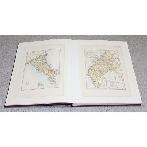 566 - Antique UK maps in album