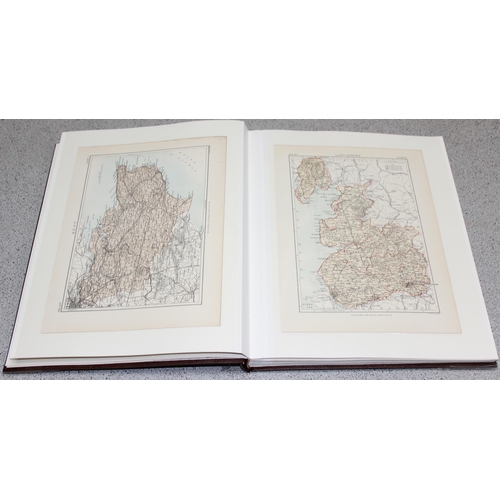 566 - Antique UK maps in album