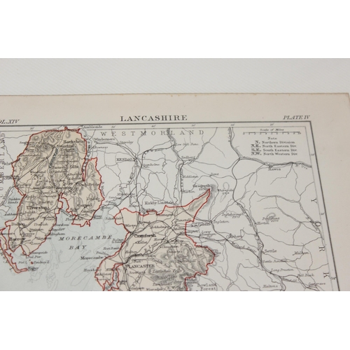 566 - Antique UK maps in album