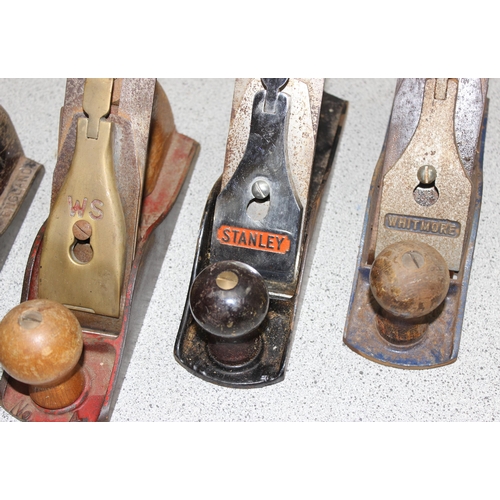 817 - 5 woodworking planes to incl Stanley, Whitemore, Record, WS and GTL