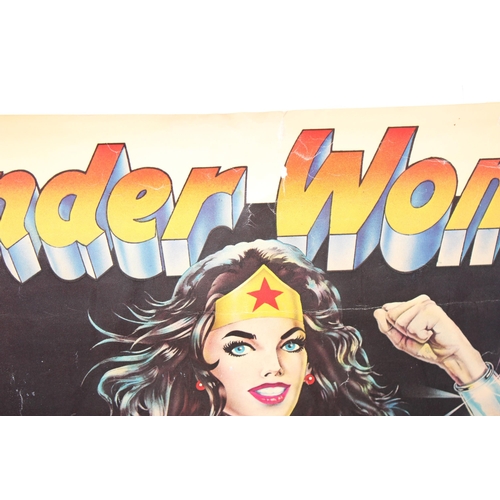 472 - An original 1977 Wonder Woman poster, produced by Thought Factory of California for DC Comics, desig... 