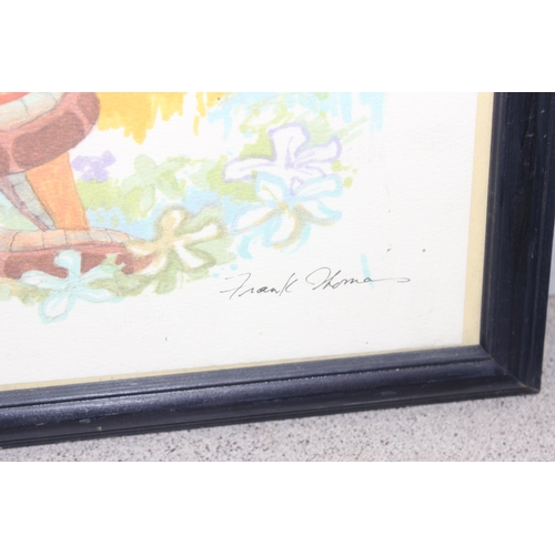 477 - 2 vintage Disney commemorative lithographs of The Jungle Book, in frames, and a Peter Rabbit print (... 