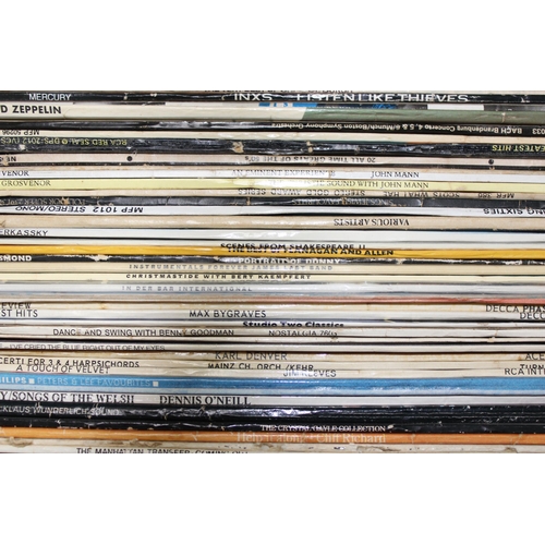 626 - 3 boxes of LP's to include Led Zeppelin, Status Quo and The Beatles