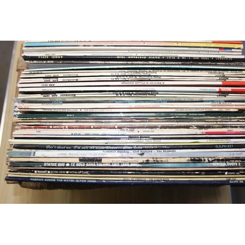 628 - 3 boxes of LP's to include Bruce Springsteen, The Beach Boys and Status Quo