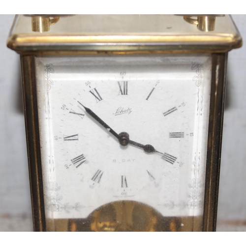 1306 - Mixed lot of clocks and watches to include silver plated pocket watch and various mantel clocks