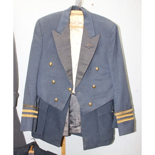 1400 - Qty of assorted WW2 and later period RAF uniforms and jackets relating to Wing Commander K. Knott, t... 