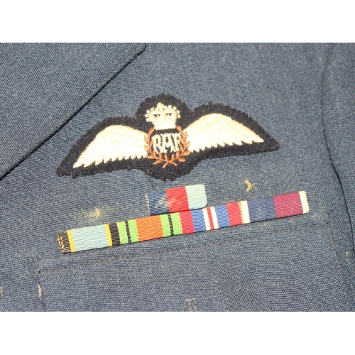 1400 - Qty of assorted WW2 and later period RAF uniforms and jackets relating to Wing Commander K. Knott, t... 