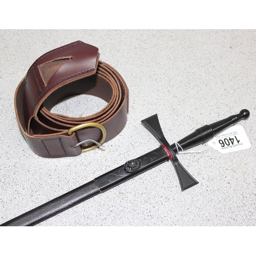 1406 - Masonic ceremonial sword & sheath