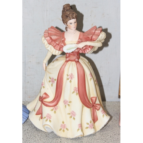 1609 - 6 assorted porcelain figures to inc Royal Worcester, Lennox, Brooks & Bentley, Royal Doulton