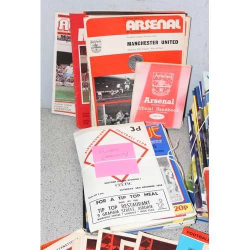 706 - Qty of football and Rugby match programmes to include Oxford and Arsenal amongst others