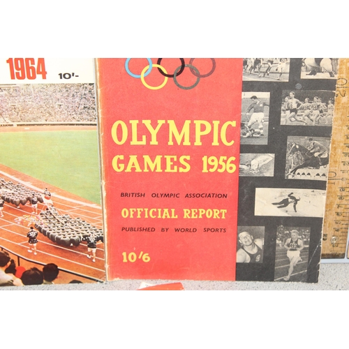 707 - 7 Olympic association official reports published by world sports, earliest 1956