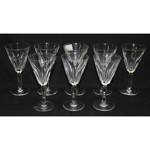 1617 - Waterford Crystal - Set of 8 'Shelia' 15.8cm wine glasses