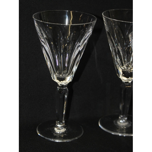 1617 - Waterford Crystal - Set of 8 'Shelia' 15.8cm wine glasses