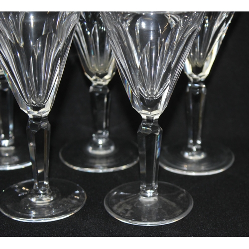 1618 - Waterford Crystal - Set of 7 'Shelia' 13.8cm Port glasses