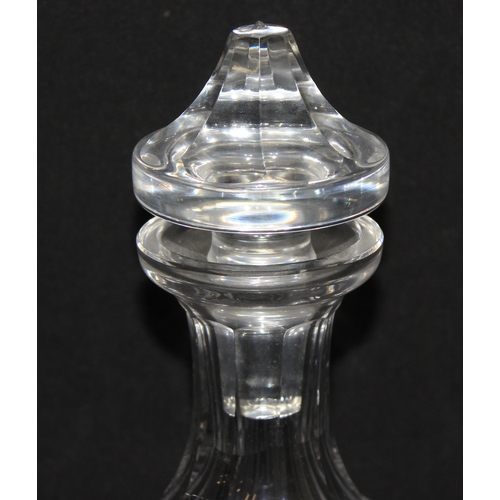 1620 - Waterford Crystal - 'Shelia' cut glass decanter, stands approx. 32cm high