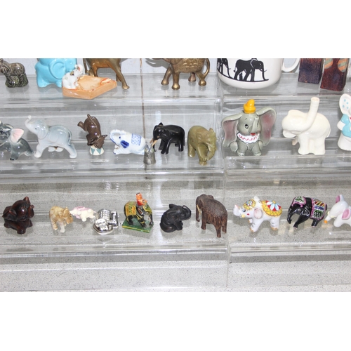 1819 - Qty of assorted elephant collectables