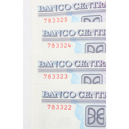 1259 - Qty of assorted Cuban 20 Pesos banknotes, some UNC with runs of sequential serial numbers