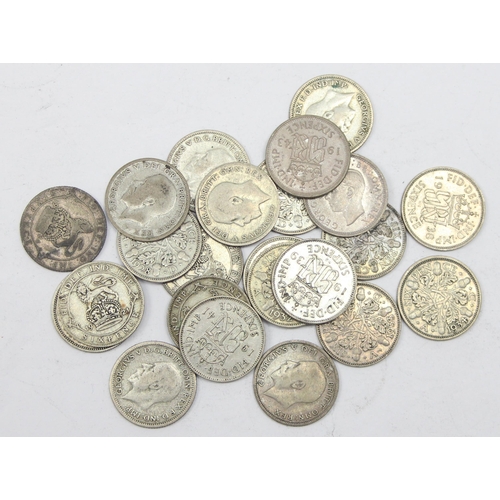 1267 - A date run of 23 assorted silver sixpence coins, 1920-43 (missing 1927),  including the key date 192... 