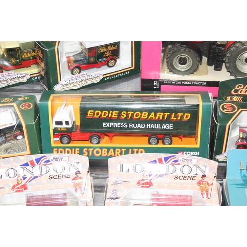 1558 - A large qty of assorted boxed model vehicles to inc Britains & Corgi Legends of Speed