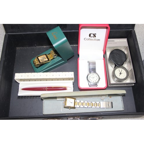 1353 - A large qty of assorted modern dress watches and other watches etc