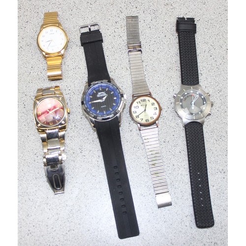 1353 - A large qty of assorted modern dress watches and other watches etc