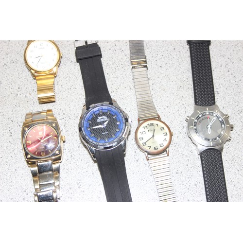 1353 - A large qty of assorted modern dress watches and other watches etc