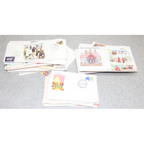 549 - Stamps - Box Australian FDCs (145)