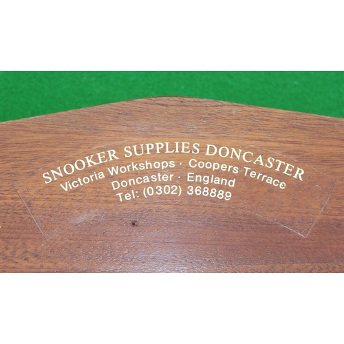 45 - A good quality modern dining table with snooker table base, the snooker table with baize lined slate... 