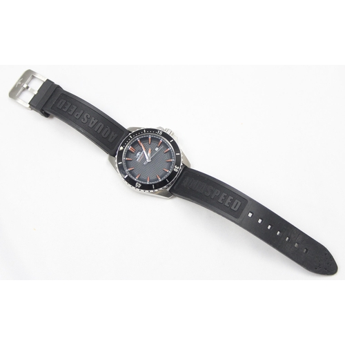 1300 - A Rotary Aquaspeed AGS00293/04 watch in original box with some paperwork, with quartz movement and r... 