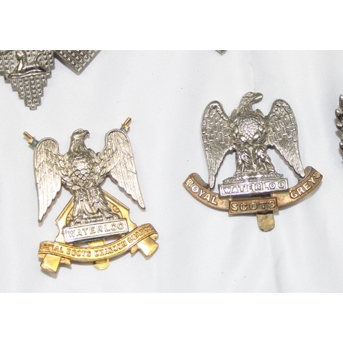 1406 - Military cap badges - 18 assorted Scottish related cap badges, various regiments