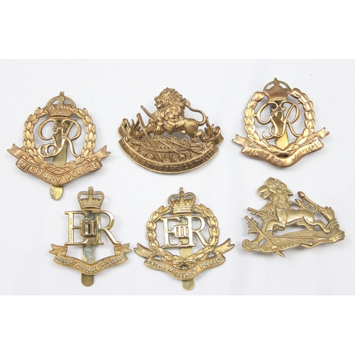 1419 - Military cap badges - 6 assorted military cap badges all relating to The Military Police, to include... 