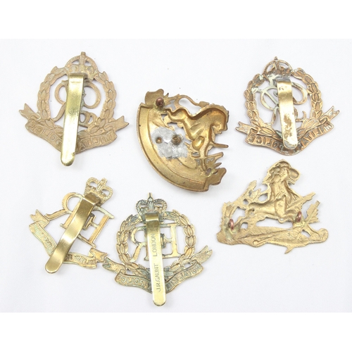 1419 - Military cap badges - 6 assorted military cap badges all relating to The Military Police, to include... 