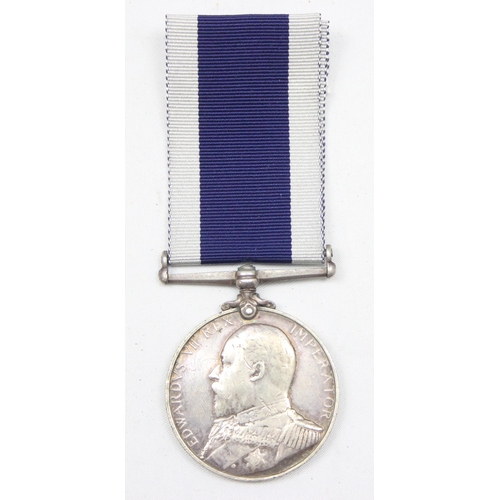 1432 - Edward VII Royal Naval LSGC (Long Service Good Conduct) medal named to 168103 Edward Cook PO1CL HMS ... 