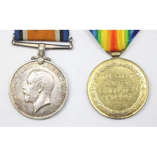 1434 - WW1 medal pair BWM & Victory named to 32472 Pte M.T. Mallett Devon Regiment & a George VI Special Co... 