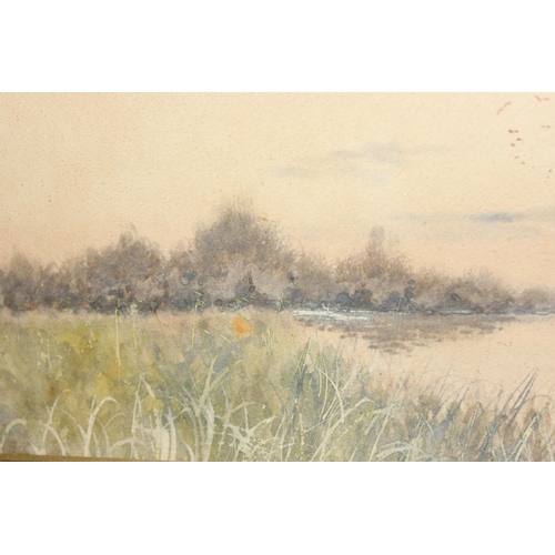 429 - Frederick Gordon Fraser (1879-1931), 2 antique watercolours of the Fens, one signed and dated 02, th... 