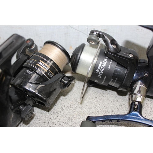 705 - 5 assorted fishing reels to incl Shakespeare