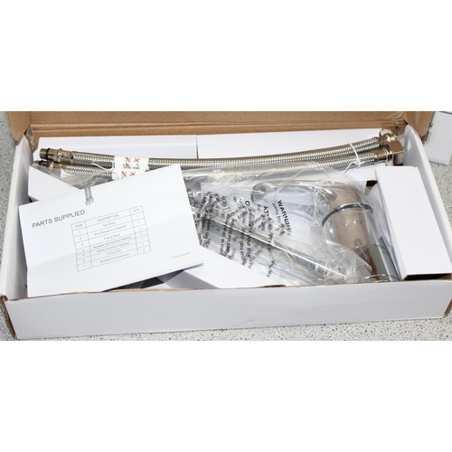 811 - Box of plumbing accessories to incl mixer tap, basin taps and basin outlets