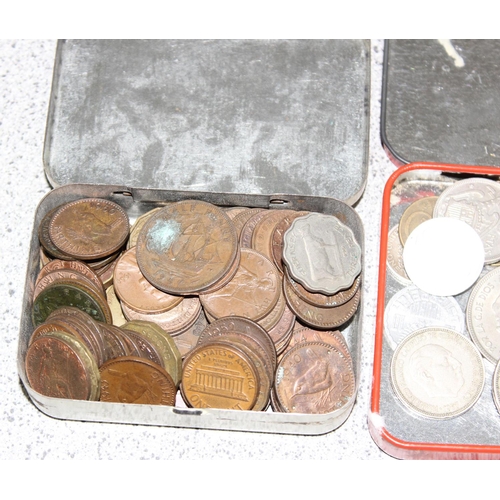 1206 - Qty of mixed coins to incl a silver 1936 Mercury Dime, approx 1.8kg gross