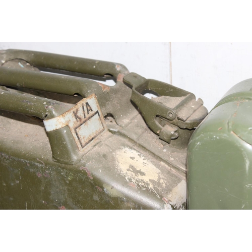 1445 - 3 military jerry cans