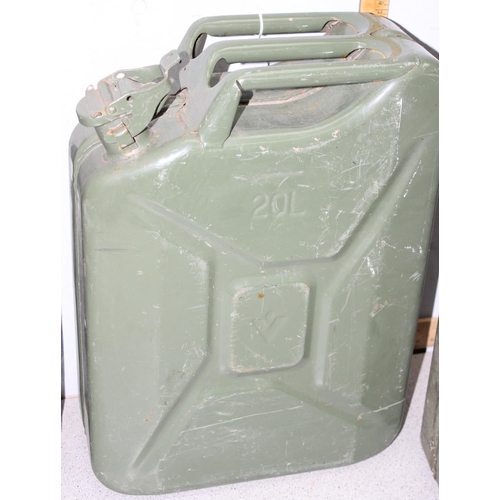 1445 - 3 military jerry cans