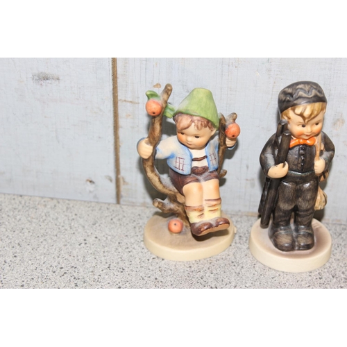 1637 - 9 various Goebel Hummel figurines, tallest approx 10cm