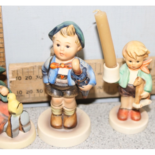 1637 - 9 various Goebel Hummel figurines, tallest approx 10cm