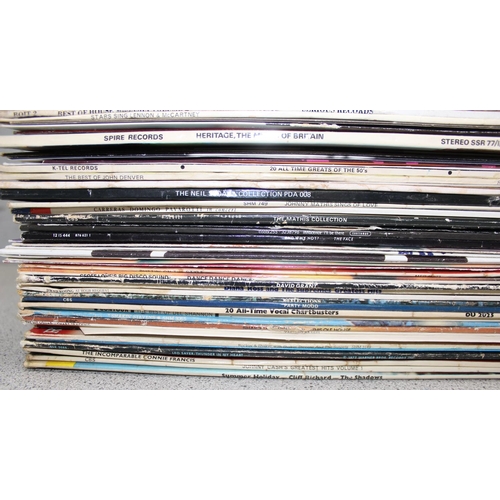 600 - Qty of vinyl record LPs and 12