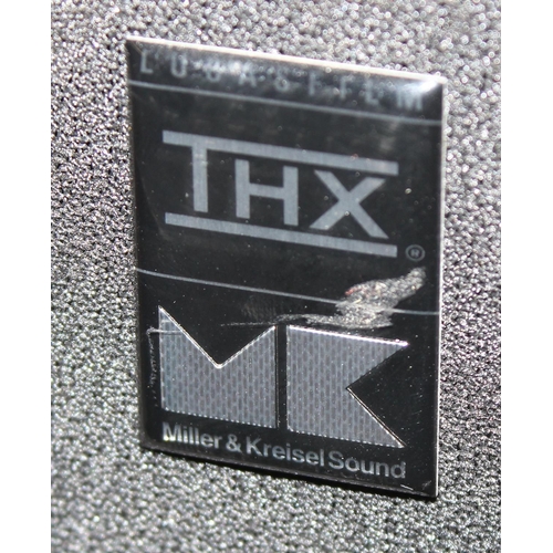 753 - THX MK (Miller & Kreisel) Sound speaker Model MX-5000 Mk2 powered subwoofer, approx 40cm x 60cm x 61... 