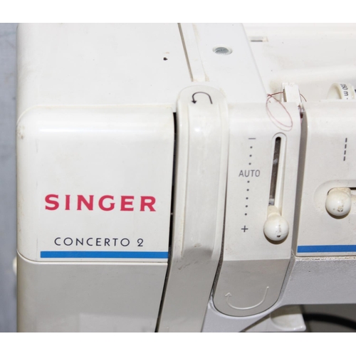 803 - Vintage Singer Concerto 2 sewing machine in case