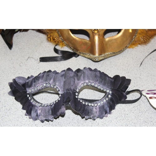 202 - Qty of masquerade masks