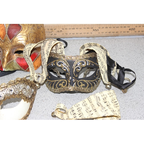 202 - Qty of masquerade masks