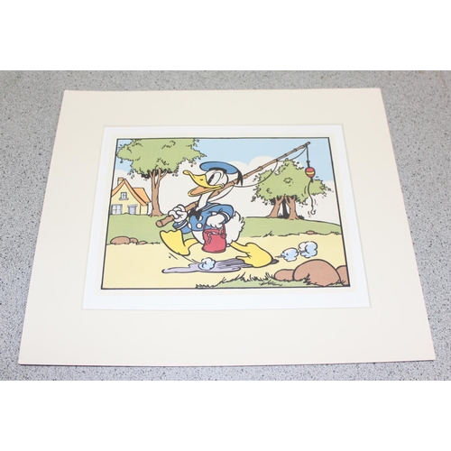 403 - 3 mid-century children's Margaret Ross prints, each approx 51cm x 45cm, and a print of Donald Duck